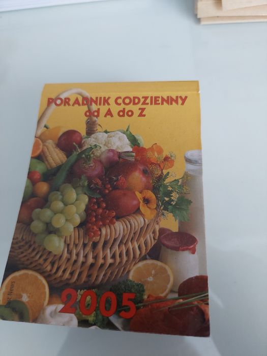 Oryginalna kartka z kalendarza 2005 rok