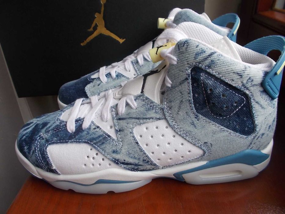 jordan 6 denim washed