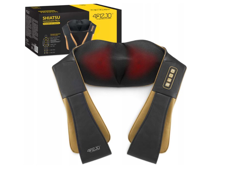 Masażer Do Szyi Karku Pleców Ciała Pas Masujący Podgrzewany WYPRZEDAŻ