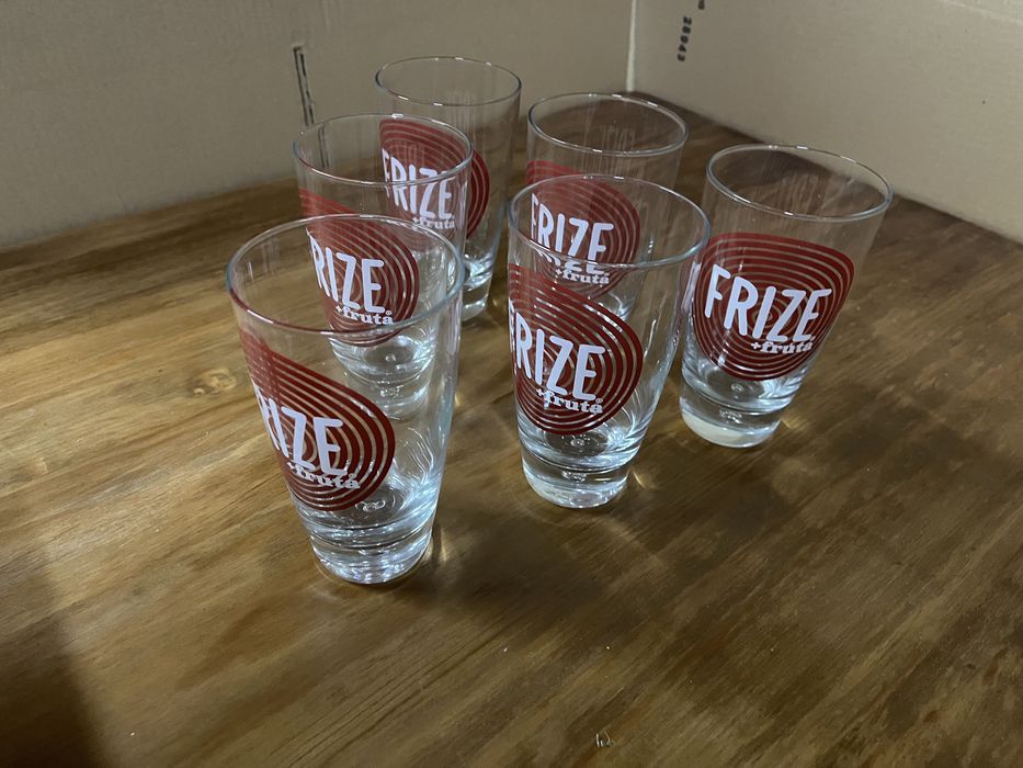 Copos FRIZE conjunto de 6 unidades novos