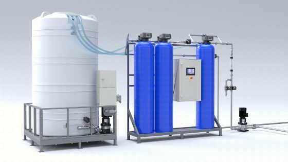 Stacja demineralizacji wody RDI-2A malarnia lakiernia proszkowa ROMER