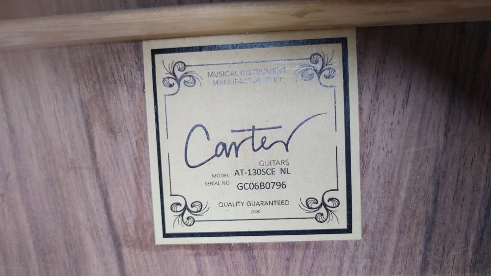 NOWA Carter AT-130SCE NL piękna gitara elektroakustyczna  Palisander !