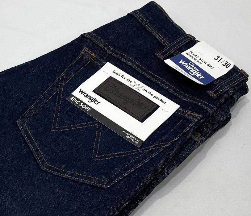 Spodnie męskie jeansy Wrangler Texas Slim 822 Lucky Star W40 L32