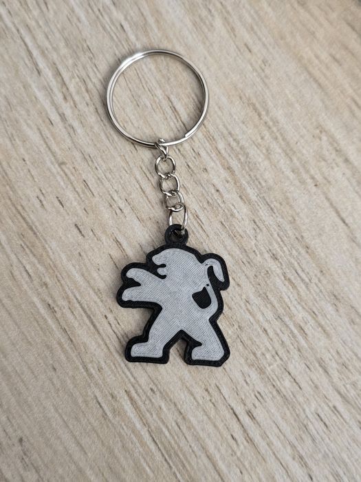 Breloczek Peugeot - Świeci w Nocy! 3d - Druk3d fidget Keychain