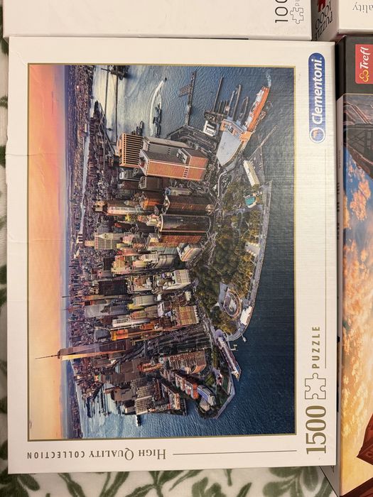 Zestaw 6 puzzli – 1000 i 1500 elementów