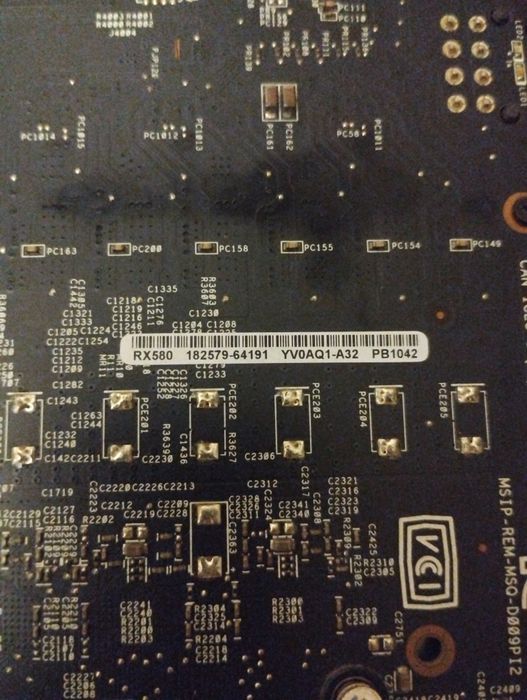 Відеокарта Asus rx580 8gb