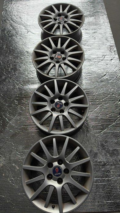 Felgi aluminiowe Saab 9-3 93 5x110 16 et41 6,5j alufelgi ALU72 komplet