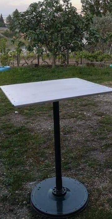 Mesa tampo alumínio