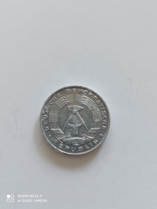 2 monety pfenning z 1968r i 1971r