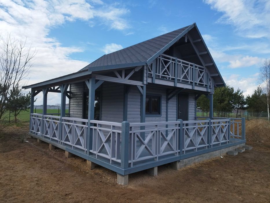 domek drewniany, domek letniskowy, ogrodowy do 35m2,dom, antresola
