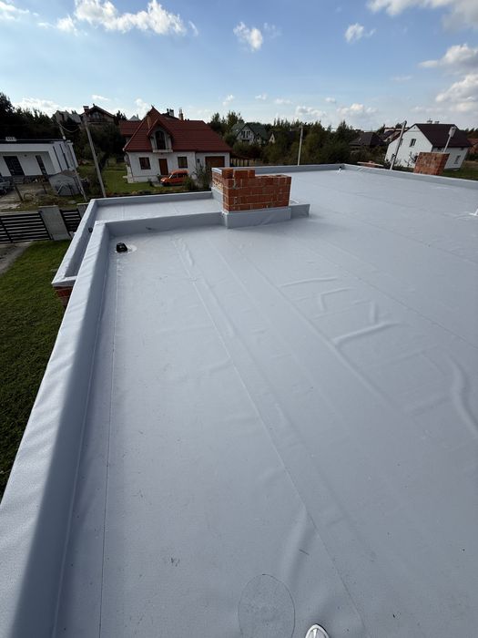 Плоска покрівля ПВХ мембрана Гідроізоляція Терасна дошка Плоский дах