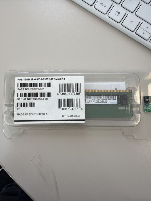 Memória HP servidor P00922-B21