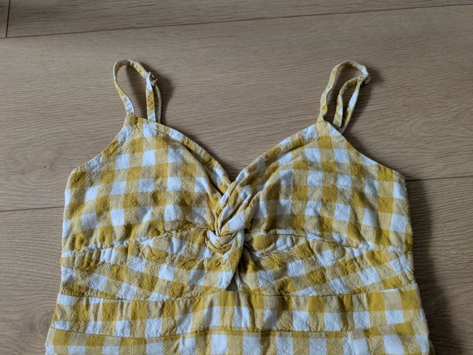 Koszulka na ramiączkach żółta S