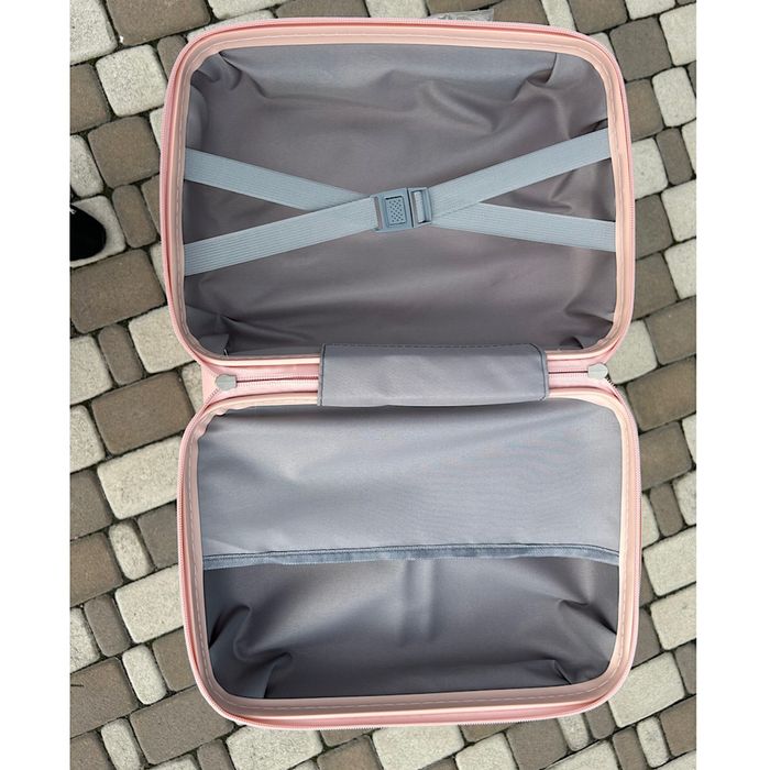 Валіза якісна MSB PP099 з поліпропілену рожева