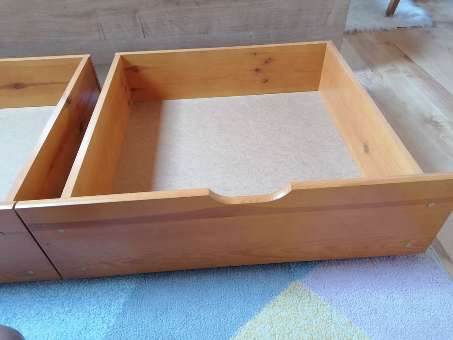 Szuflady do łóżka dwie sztuki solidne