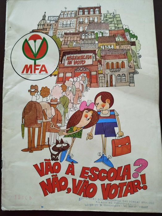 Rara Publicação em Banda Desenhada - MFA 1975