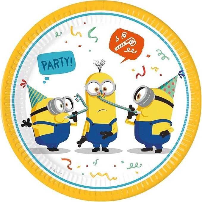 Conjunto de festa aniversário e festas temáticas Minions