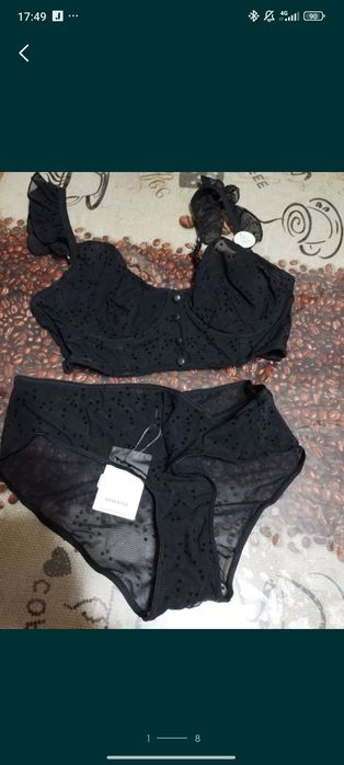 Комплект новый 75D цвет черный