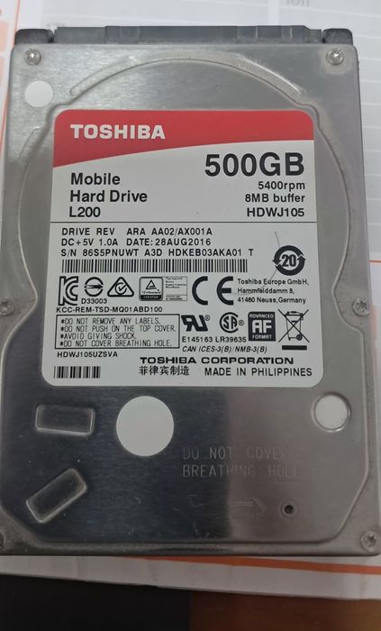 Disco Rígido Hdd 2.5