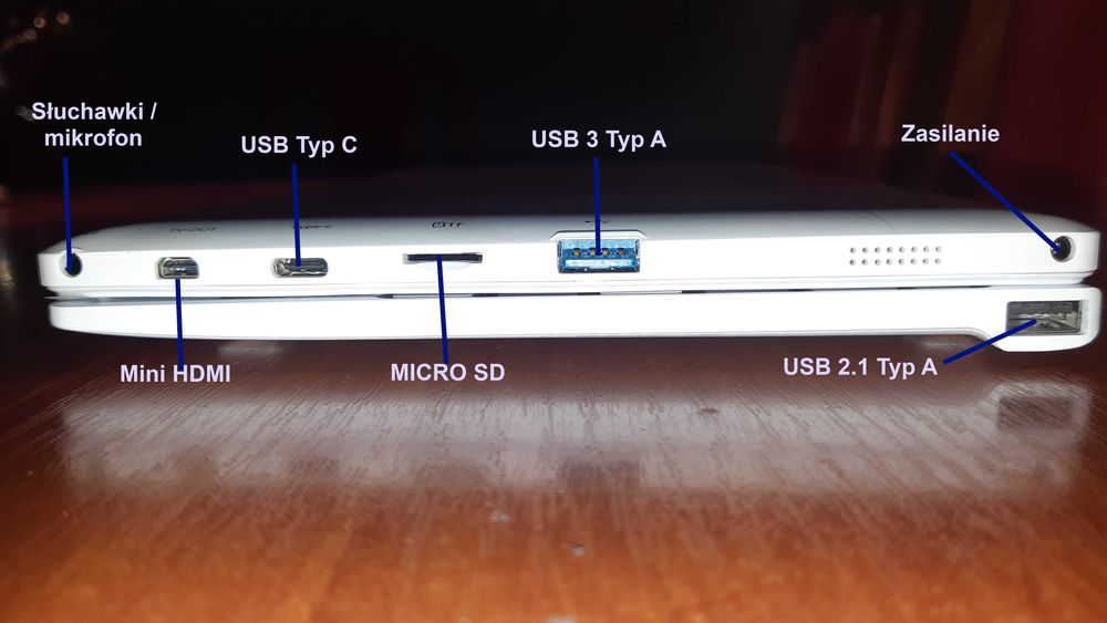 Laptop Oliver Book A1 - Dotykowy Ekran + Odczepiana Klawiatura StanBDB
