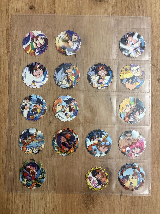 Beyblade spinner tazos 125/172