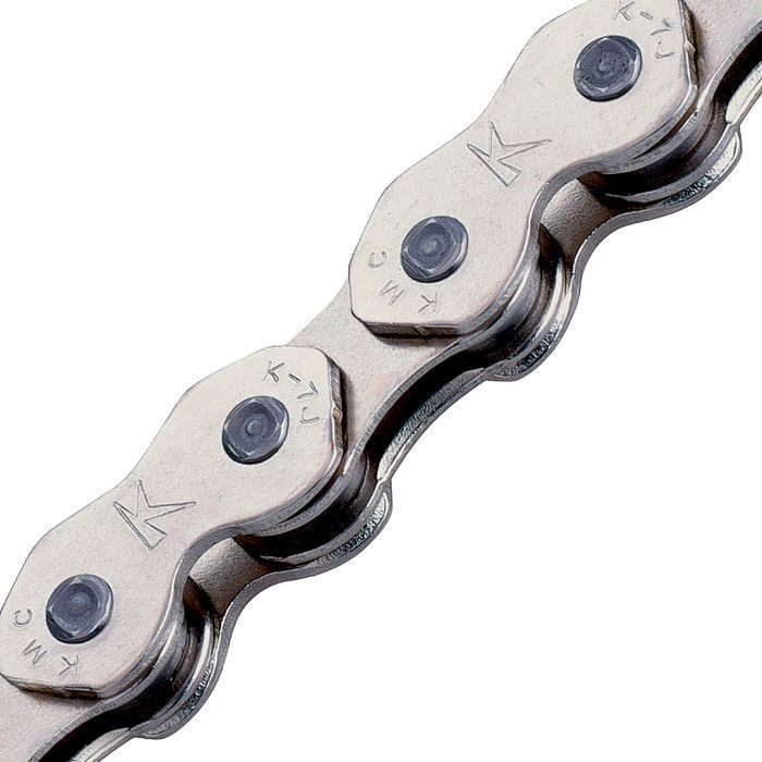 Łańcuch KMC K1N 1/2"x3/32" 100og BMX SREBRNY BOX