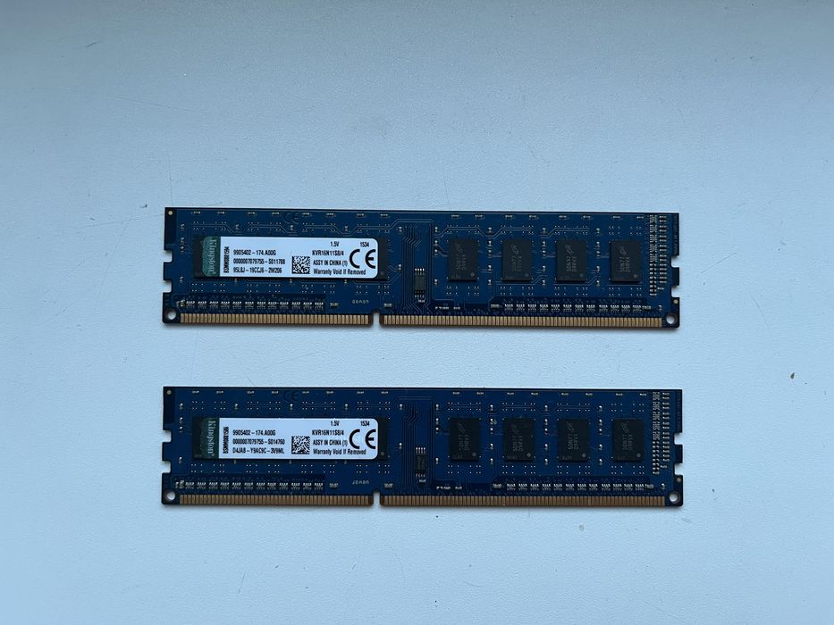 Оперативна пам’ять 2×4GB DDR3 Kingston (8GB) — комплект