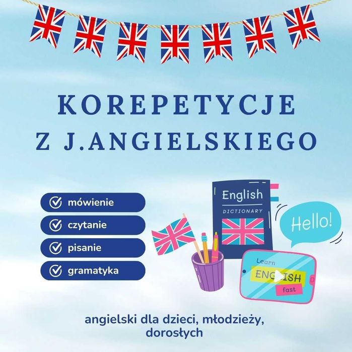 Angielski bez stresu | Dzieci • Młodzież • Dorośli