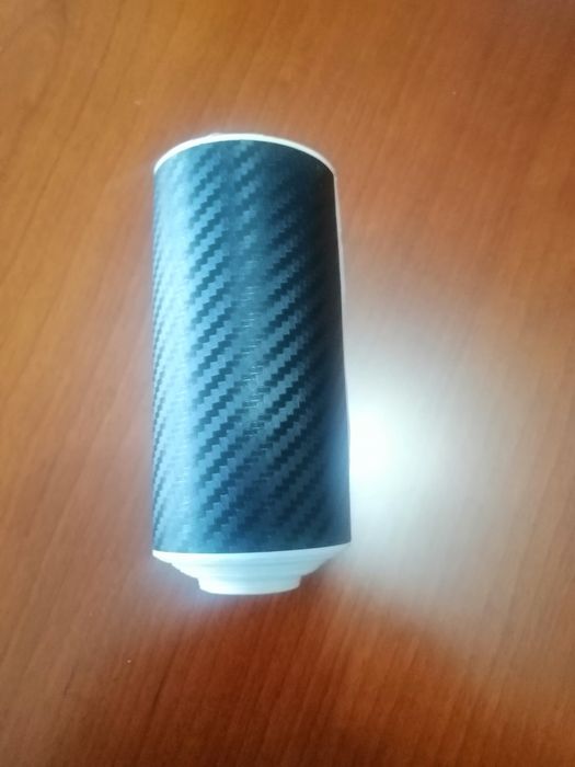 3 D fibra de carbono  5 metros x 10 cm