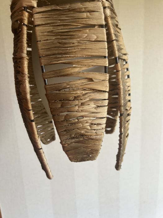 Lampa wisząca pleciona