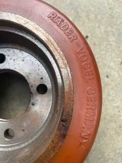 wozek widłowy naped koło