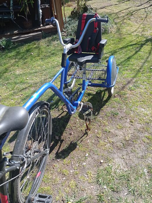 Przyczepka rowerowa dla niepełnosprawnych