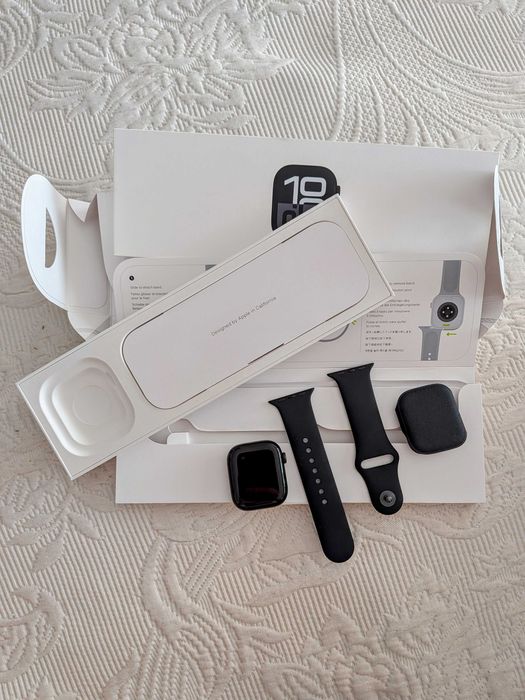 Apple Watch Series 10, 42mm, Jet Black, Como Novo, Bateria 100%