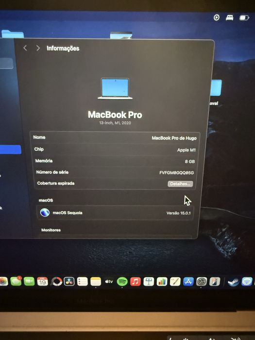 Apple MacBook Pro M1 13” 8gb RAM 256gb