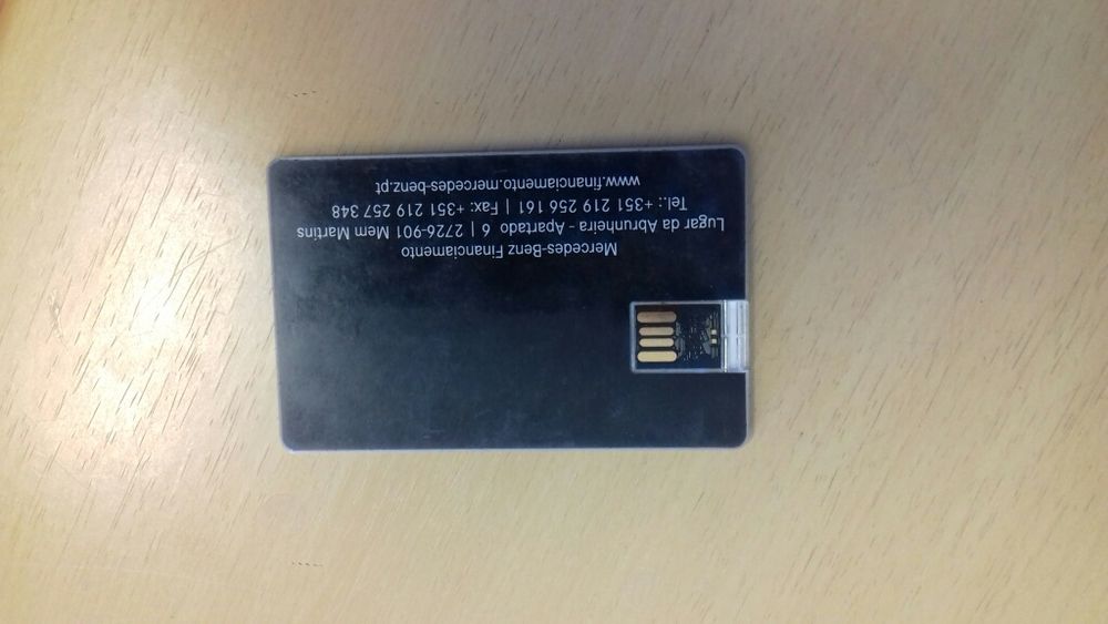 Cartão pen mercedes