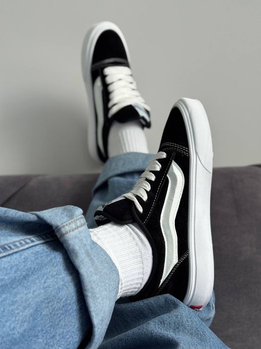 Vans Knu Skool кросівки чорні Ванс Кню скул НАЛОЖКА 36-44