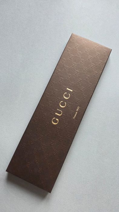 Krawat jedwabny GUCCI +box