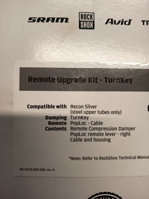 Upgrade Kit Reacon Silver