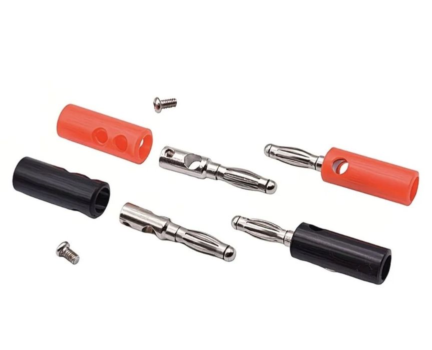 Wtuk i gniazdo bananowe do kolumn i amplitunera