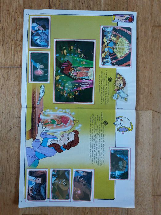 Caderneta de cromos "A Bela e o Monstro" - Completa