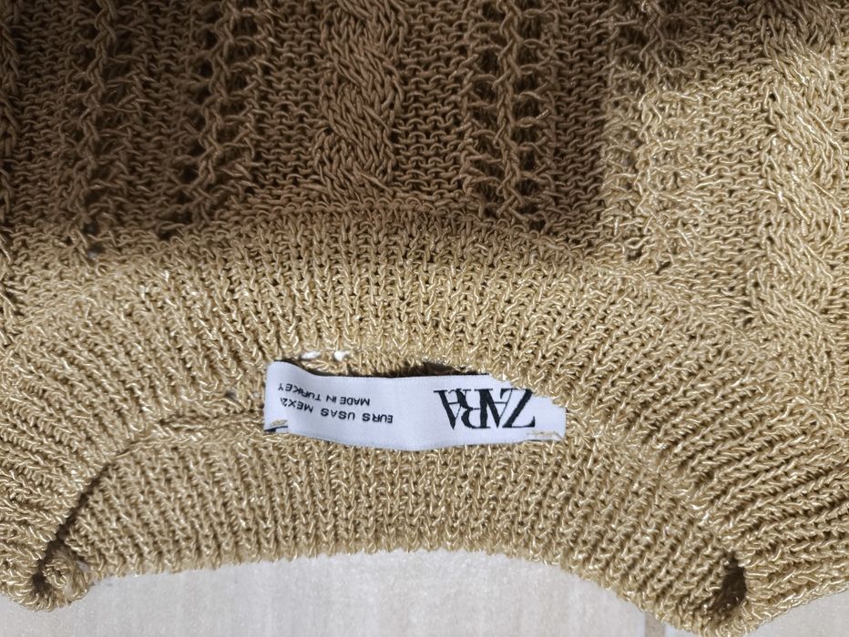 Sweter ażurowy ZARA rozmiar S.