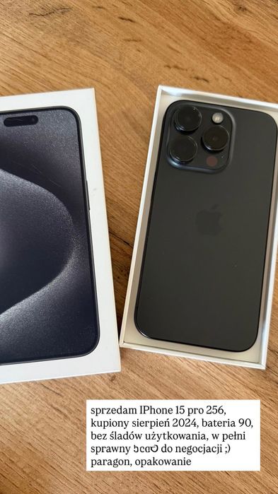 Iphone15pro 256 gb