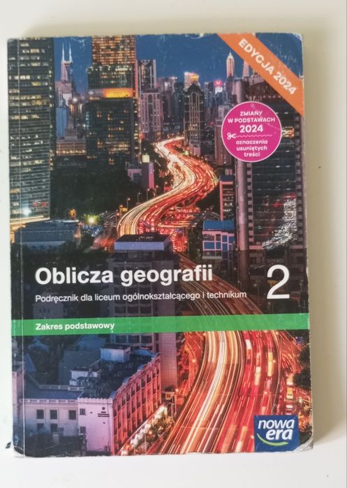 Oblicza Geografii 2, podręcznik, zakres Podstawowy