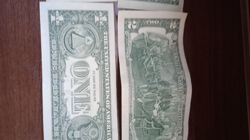 Купюра 2 долара на подарок