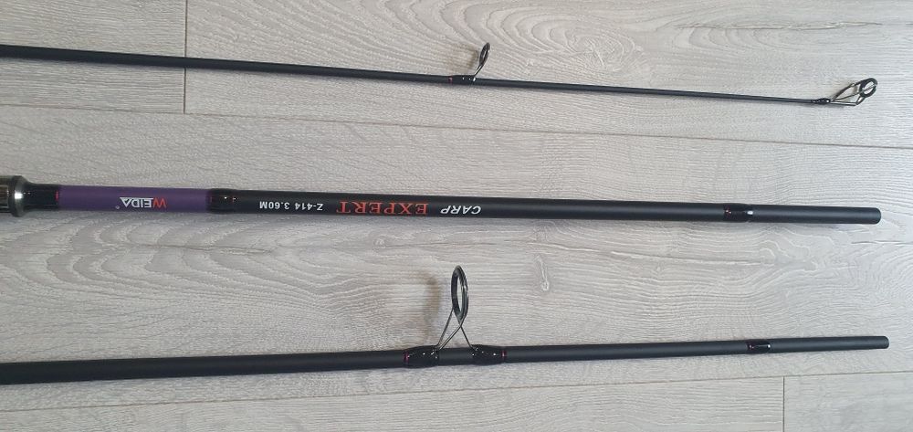 Карповое удилище WEIDA Carp Expert 3.6м и 3.9м 3.75 lbs 50мм кольцо  к