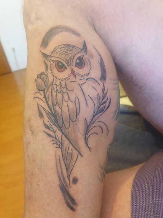 Tatuaze czarne i kolor