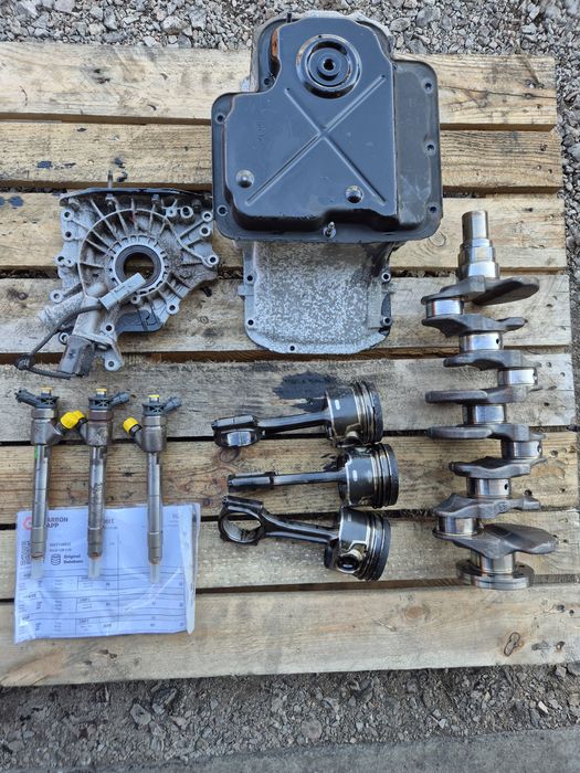 Silnik 1.5 blueHdi części wał wtryskiwacz pompa turbo  tłoki