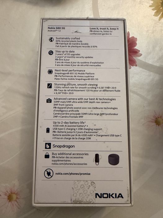 Nokia G60 5G 120Hz refresh rate