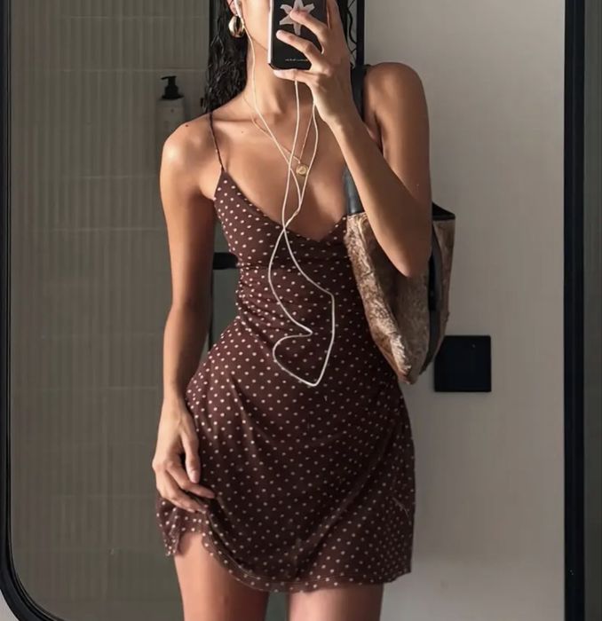 Нова жіноча сукня, сарафан колір кава розмір С