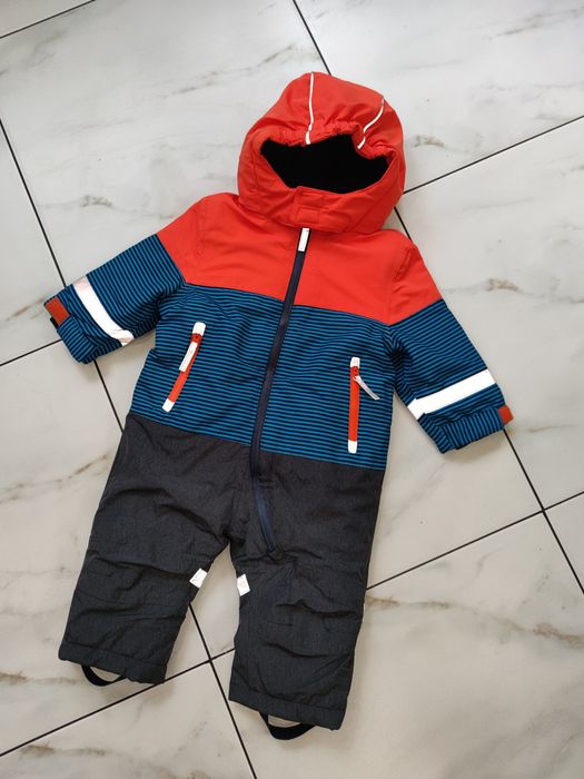 Зимний мембранный термо комбинезон Topomini 74-80 см